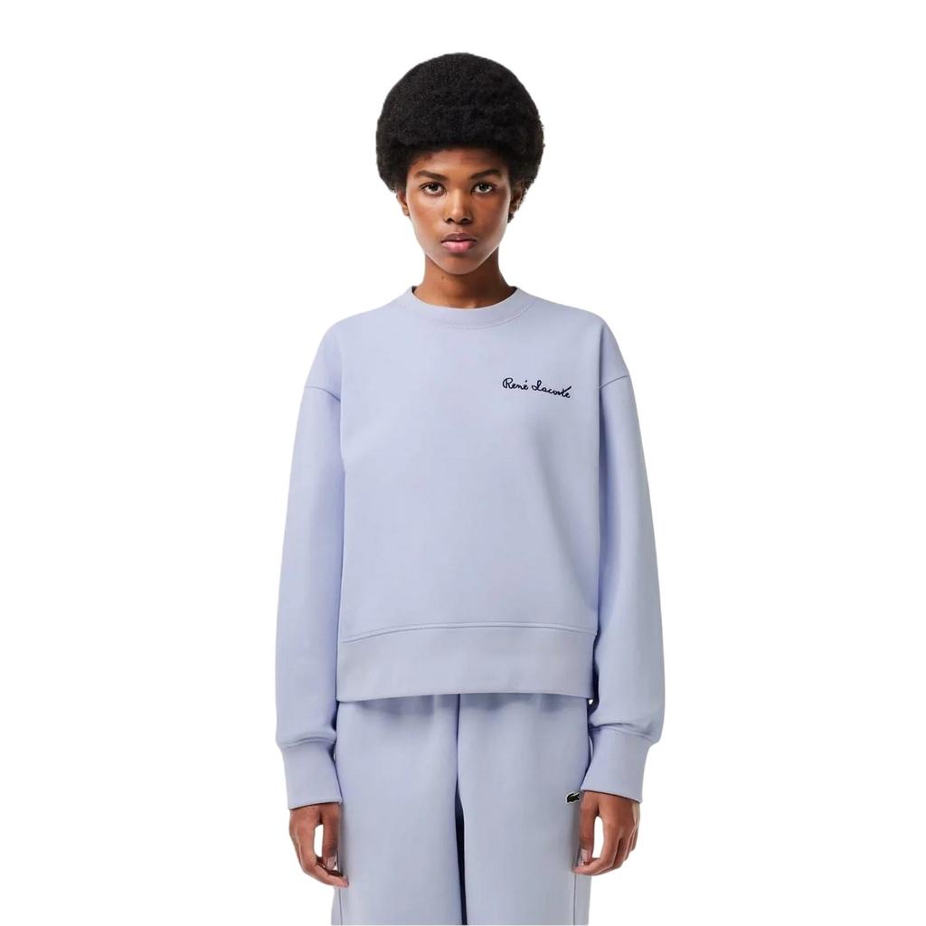 Lacoste Womens/Ladies Lettering Relaxed Fit Sweatshirt