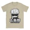 JJujutsu KKaisen Gojo Satoru T Shirts for Men Cotton Vintage TShirt Round Collar  Tees Short Sleeve Clothing Gift Idea