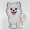 4PCS Transparent Cute Dog Hair Fur Storage Keychain Dogs Hair Storage Box Keyring Bag DIY Accessory Pet Lover Gifts Key Chains