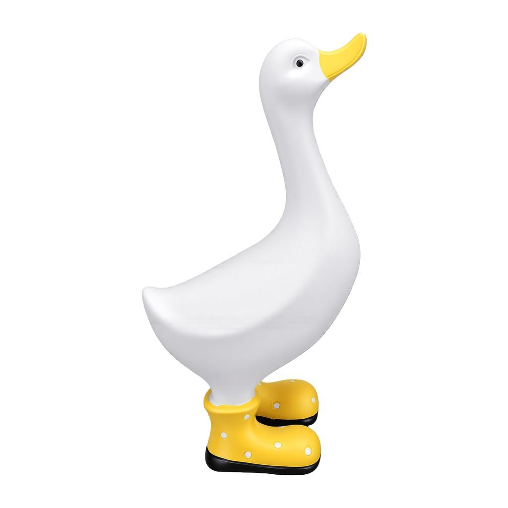 Resin Duck Statue Colorful Garden Decor Artistic Duck Figurine for Home Yard Patio Outdoor Resin Handcrafted Decoration