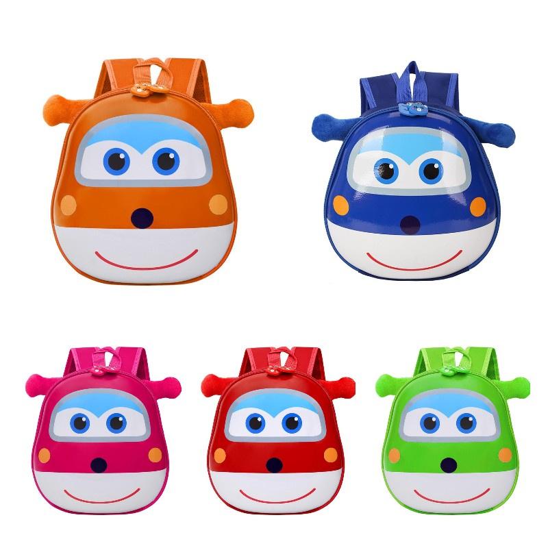Cute Cartoon Animal Children's Backpack For Boys And Girls With Pvc Material And Reduced Load Functionality