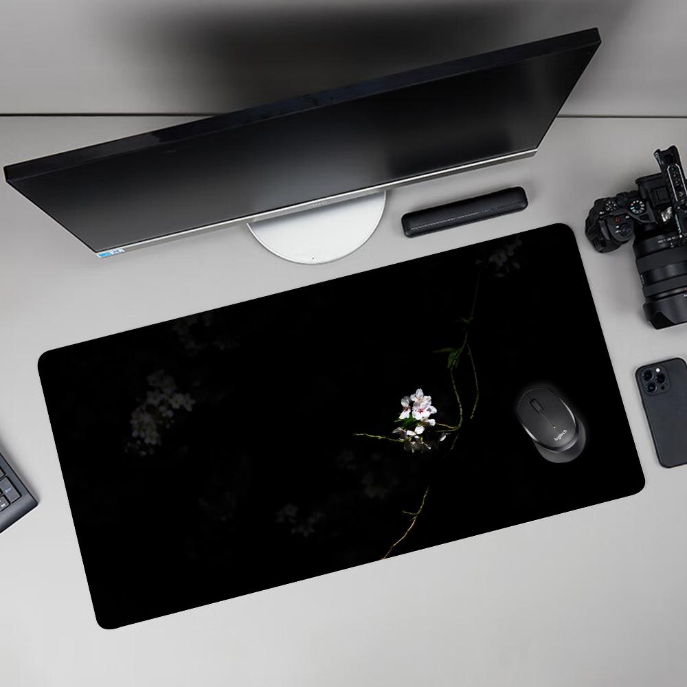 Sakura Fiore di Ciliegio Giapponese Tappetino Mouse Gaming XXL Casa Nuovo HD Mousepad XL Tappetino Tastiera Antiscivolo Tappeto Ufficio Laptop Mouse Pad