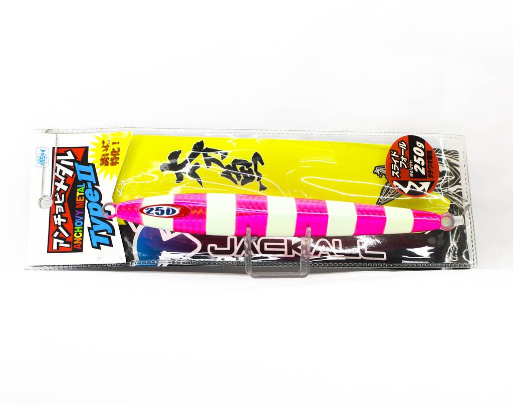 Jackall Metal Jig Anchovy Type 2 Slow Slide 250 grams P Glow (5047)