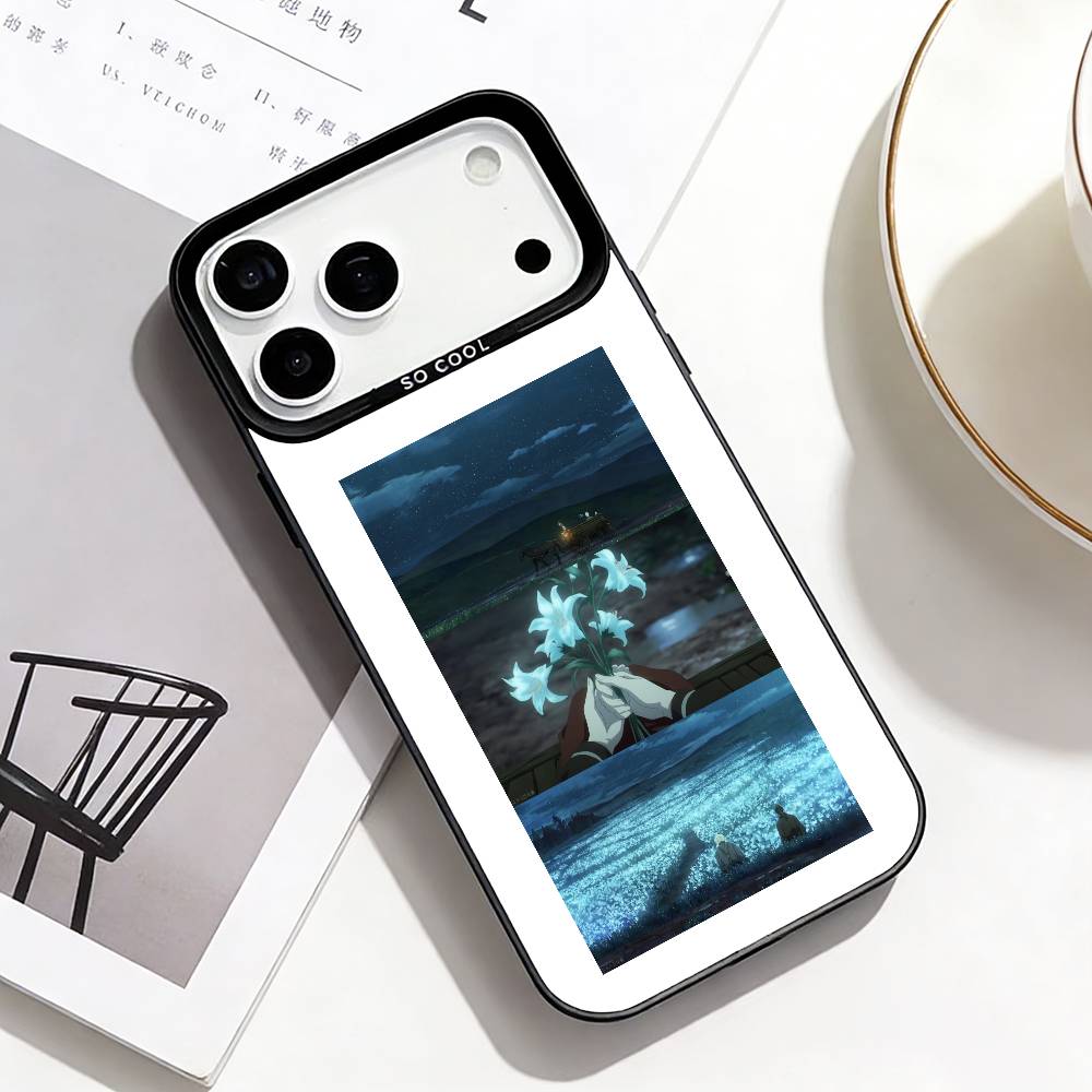 Love Through a Prism Phone Case For iPhone17,16,15,14,13,12,Pro Max Black Colored Silver Plated Inside Cover