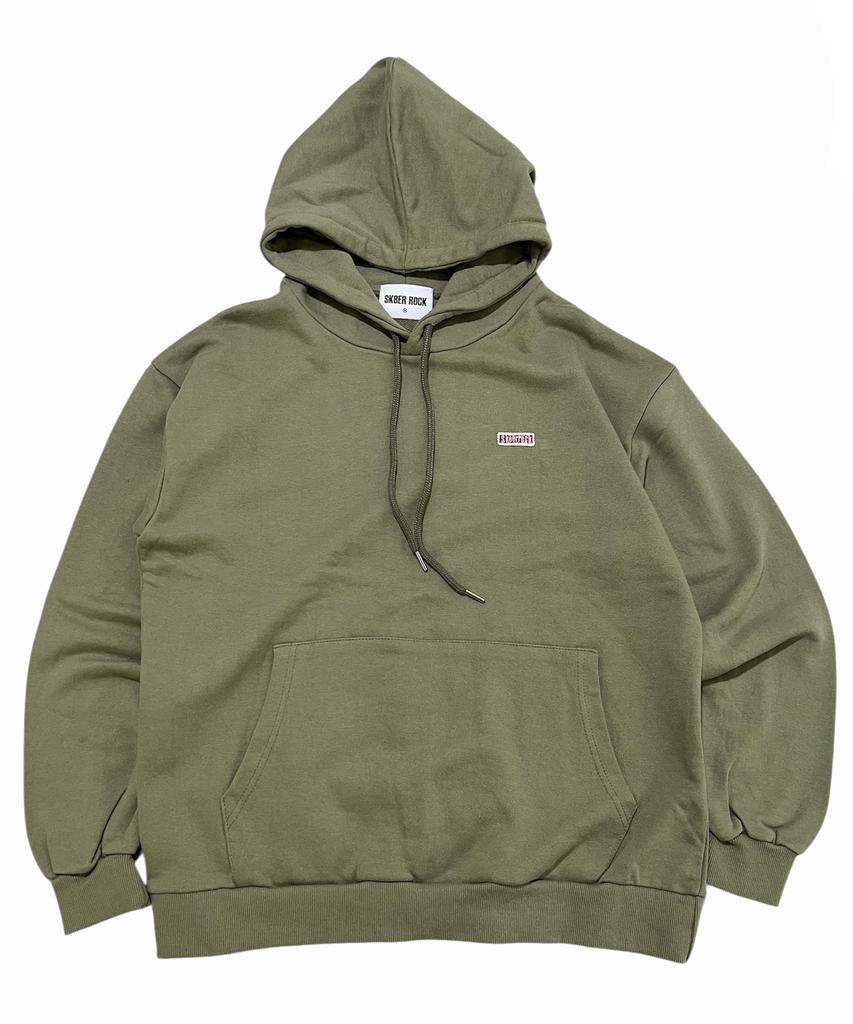 Small Logo Sweat Hoodie ((Khaki))