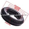 FHTYRE 10x2.50 Nero Antiesplosione Senza Manutenzione Gomma Solida per Scooter Elettrici