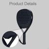 Padel Racket Lightweight Premium, Competition Practice Professional Durability Men Women,