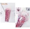 Straw Cup No Odor Large Capacity Lightweight Great Lovely Water Drinking Straw Cup with Sequins for Household