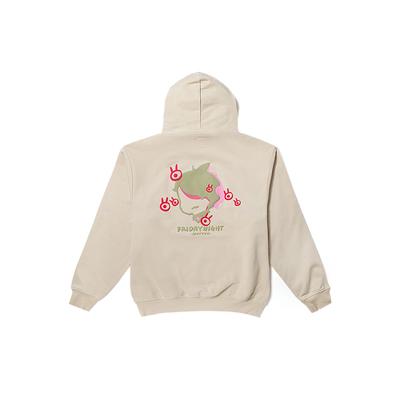 Vans Felpa con cappuccio da donna X Collaborazione Artista Asiatico Stampa Lettera Felpa con cappuccio Avena VN000H0E2N1