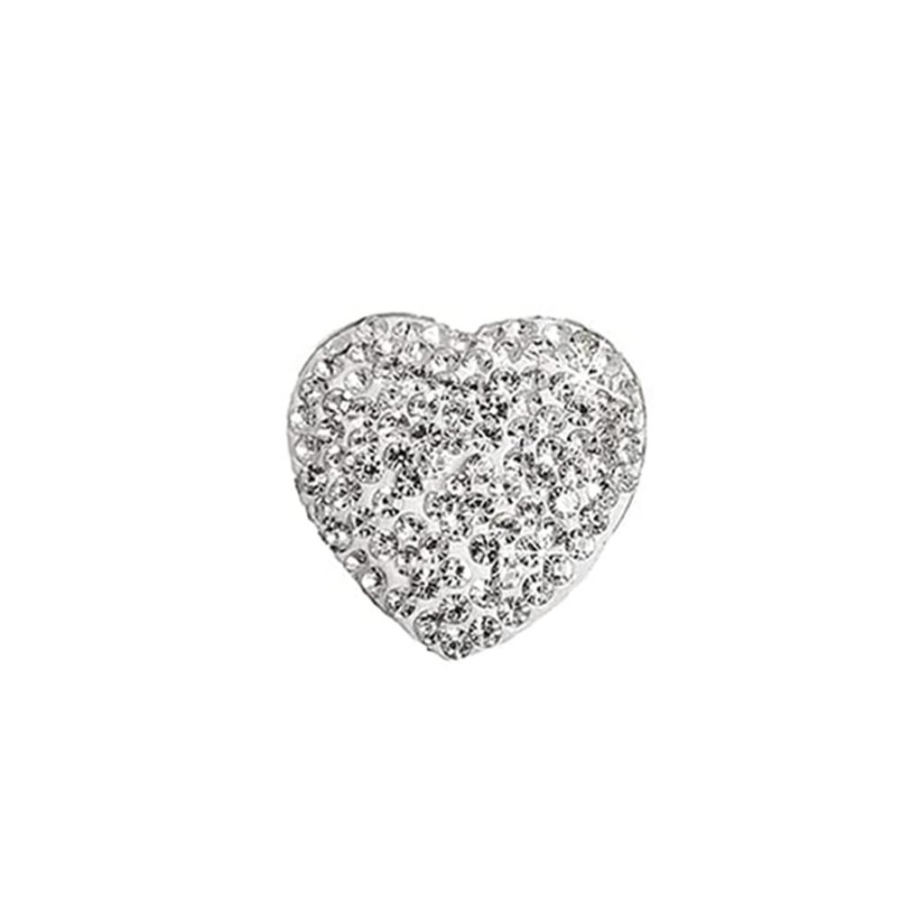 

Упаковка из 6 хрустальных наклеек, простая установка, декор из страз, белый цвет белый