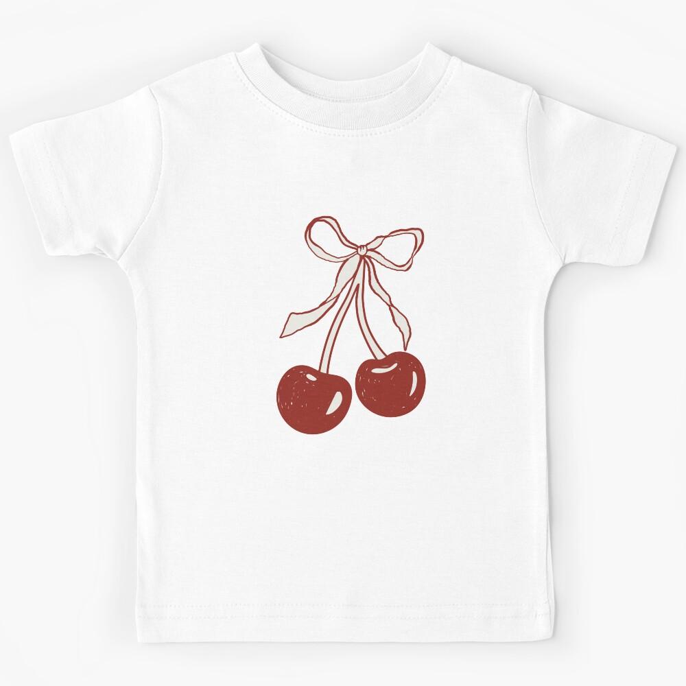Red cherries with bow. Kids T-Shirt 100
