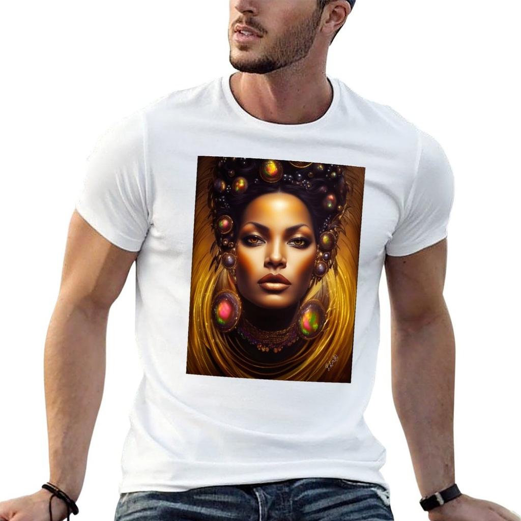 Beauty In Opals T-Shirt T Shirts for Man Cotton Soft Cotton T Shirt Man Man T Shirt Cotton T-sh