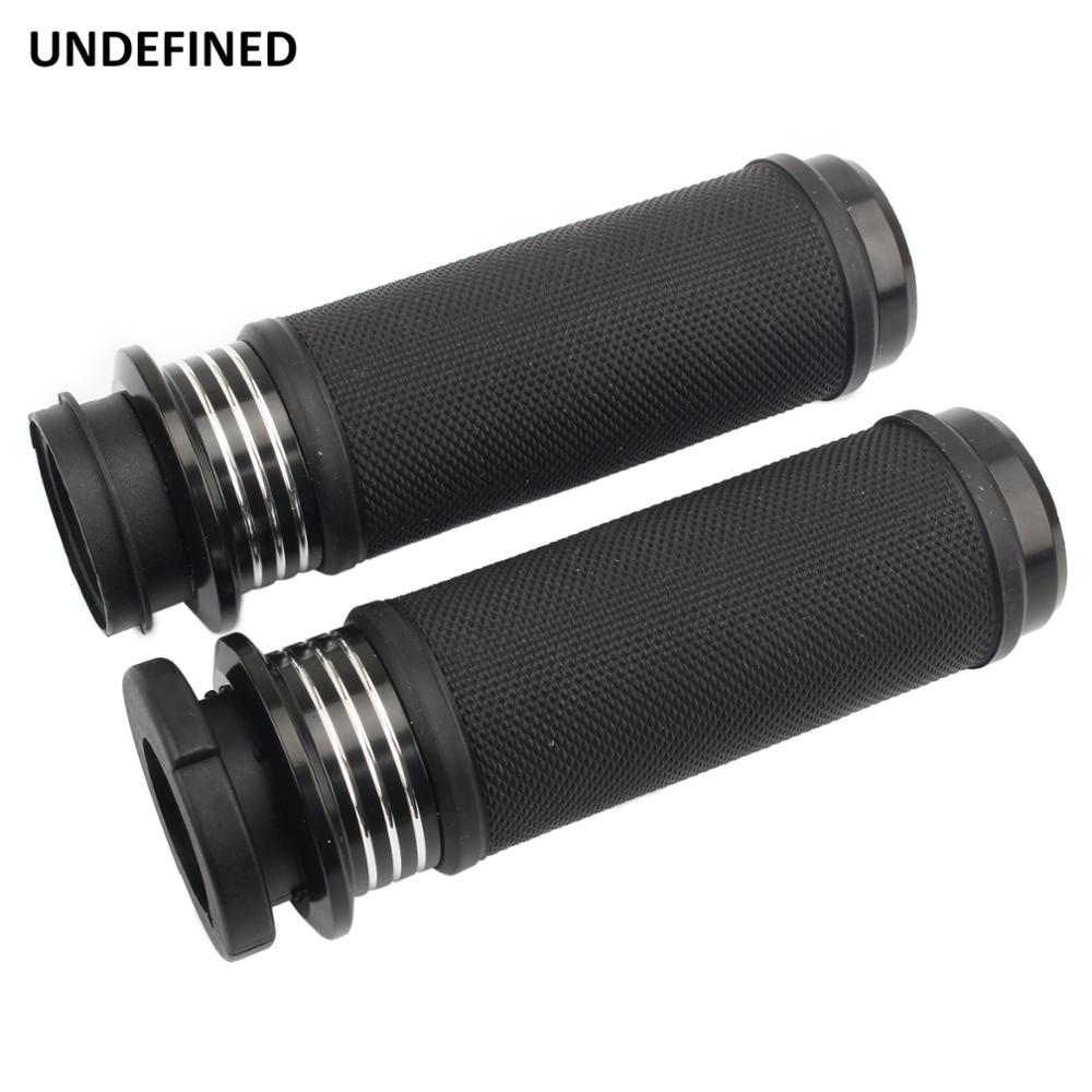 25mm Motorcycle Handlebar Grips Electrical Throttle Burst Handle Bar Grip For Harely Touring Softail Fat Boy Dyna FXDLS FXSE