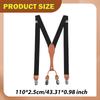 Suspender for Men Gift with Button End Tuxedos Shirts Jeans T Shorts