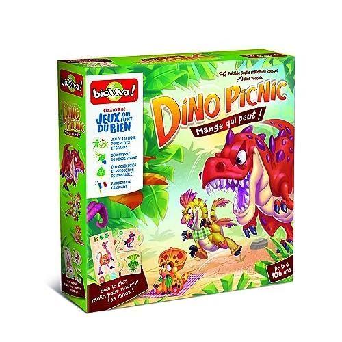 Jeu Enfant - BIOVIVA - Dino Picnic - Éco-conçu - À Partir De 3 Ans - 2 Joueurs Ou Plus