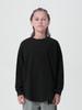MT Kinder Trendiges Baumwoll-Langarm-T-Shirt mit geschwungenem Saum - 2025 Herbst Eltern-Kind-Kollektion