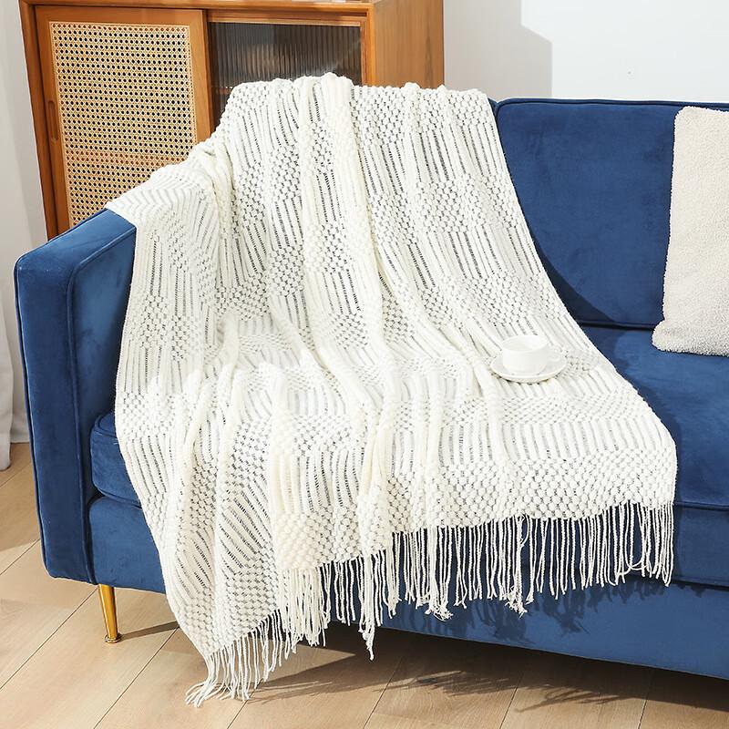 OEING Knitted Sofa Throw Blanket 130x230 cm