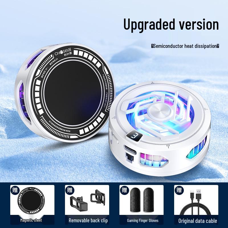 Icing Phone Cooler: Magnetic Semiconductor Heat Dissipation Clip for Gaming & Streaming