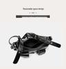 Niche Distressed Leather Single-Shoulder Bag with Personalized Rivets, Workwear Style Underarm Crossbody Bag