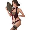 Sexy Leotard Chinese Style Bondage Open Bare Chinese Race Set [Ahegao] Cosplay, Cosplay, Style, Extreme, Naughty, Erotic, Chest, Navel, Bodycon,