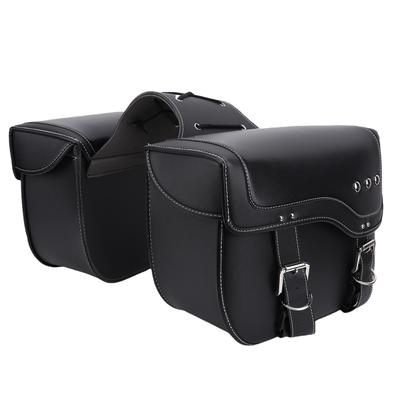 Borse Laterali Moto 30L Grande Capacità Borse Laterali Pelle PU Impermeabile Borse Laterali Moto