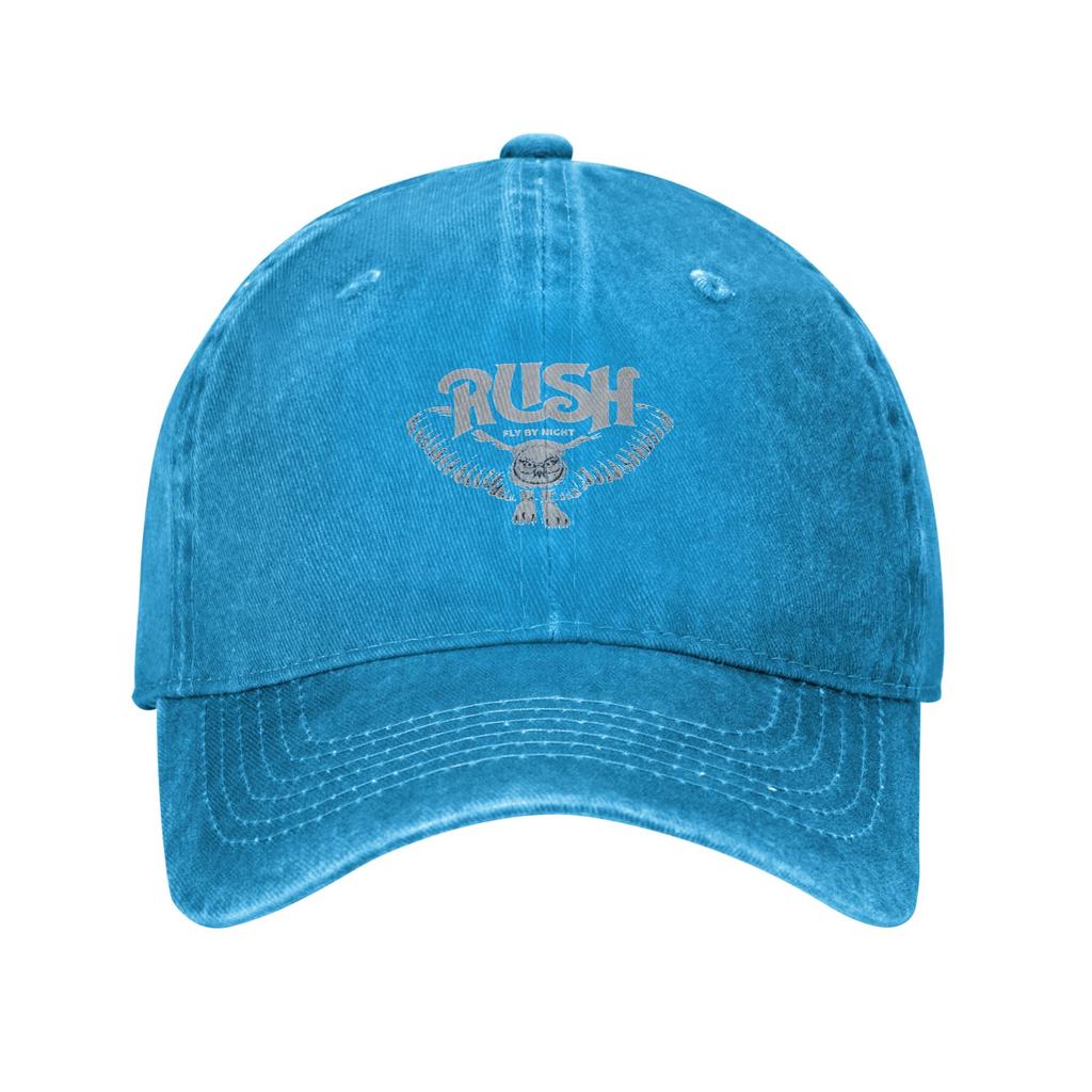 Washed Baseball Cap Rush Rock Band Summer Trucker Hat For Female Male Trendy Tennis Skate Sun Snapback Cap