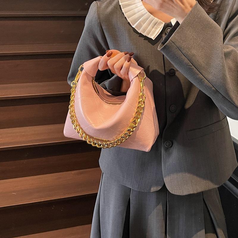 Luxuriöse, elegante Mode-Kettentasche, Crossbody-Tasche mit Rautenmuster, Einzelschulter-Crossbody-Tasche