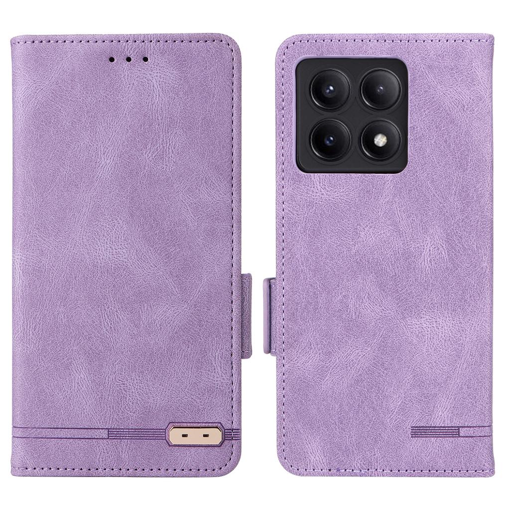 For Xiaomi Redmi K70E 5G/Poco X6 Pro 5G Leather Case Wallet Flip Phone Cover