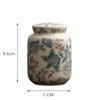 Retro Ceramic Tea Pot High-grade Enamel Sealed Pot Portable Ceramic Ginger Pot Table Top Home Decoration Wedding Ornaments