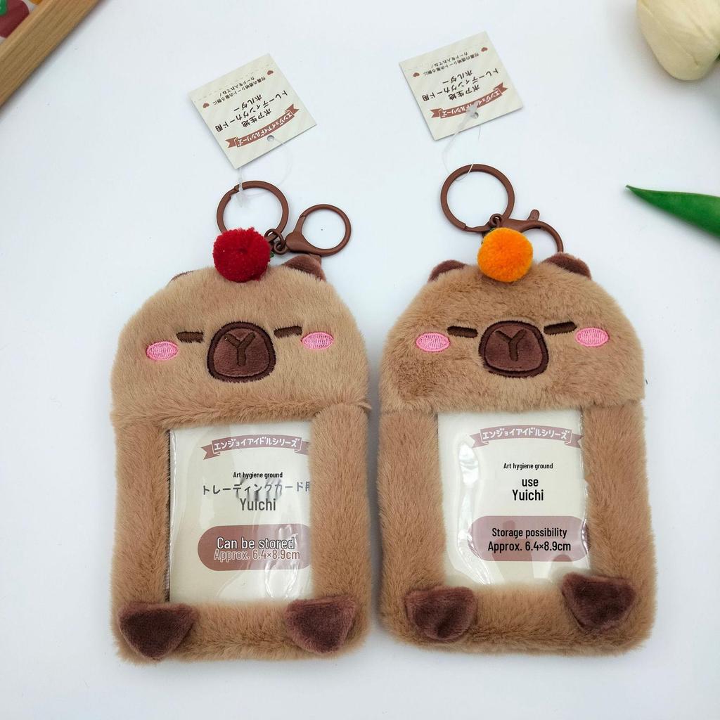 My Melody & KT Cat Plush Card Holder Pendant