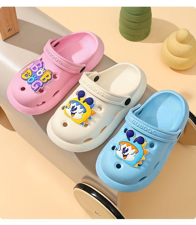 Pantofole Cartoni Animati Antiscivolo per Bambini: Zoccoli da Spiaggia Morbidi con Punta Chiusa per l'Estate