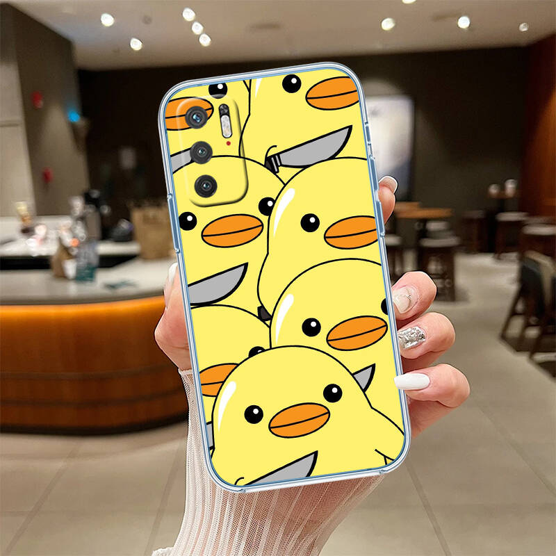 DUCK Cartoon Phone Case for Motorola Edge 20 30 S30 40 50 Fusion Lite Plus Pro Ultra Neo One Action Zoom Hyper Power Macro Vision