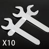 Thin Open End Wrench Slim Flat Wrench Sapnner Tool For Tight Space Corrosion Resistant Alloy Workshop Essential
