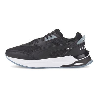 Mirage Sport Kontrastingos medžiagos odiniai kasdieniai žemi sportbačiai Unisex sportbačiai Juodi Balti 383560-02