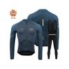 1 Mens Thermal Fleece Cycling Long Sleeve Jersey Pants Set Winter Warm Bike Riding Outfit Cold Weather