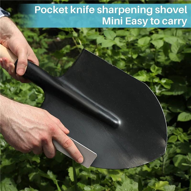 Fashion Double Sided Sharpener Mini Outdoor Whetstone Diamond Ceramic Knife Sharpening Stone Grinder