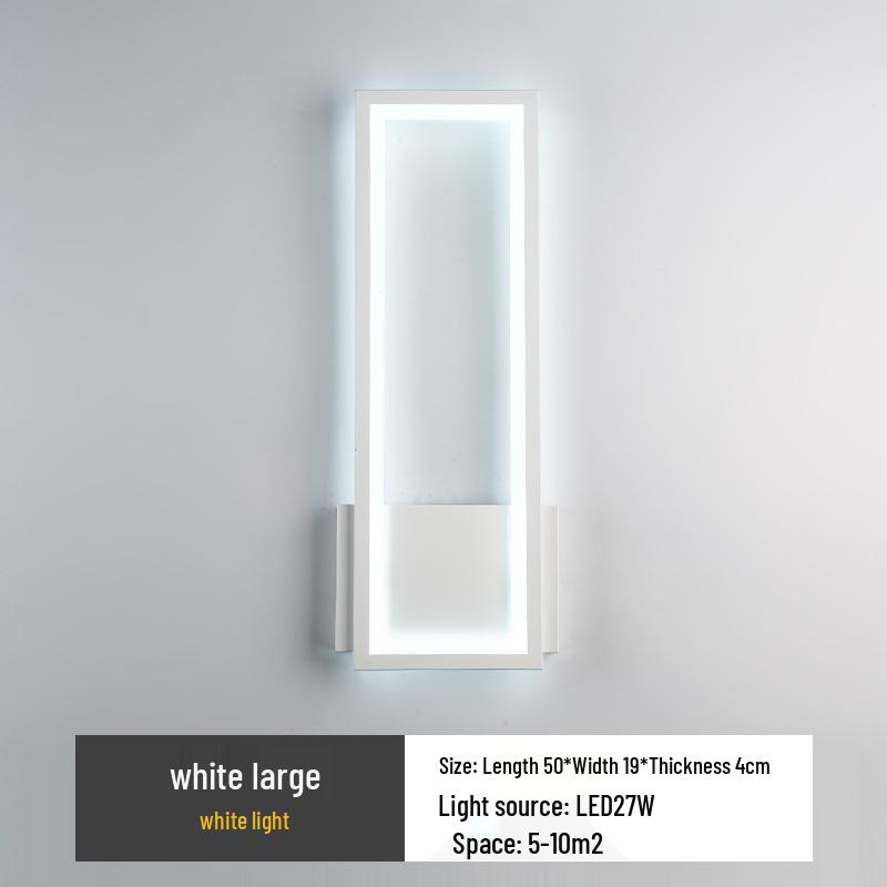 Modern LED Wall Lamp: Sleek Design for Bedroom, Living Room, and Hallway