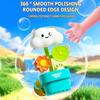 Retractable Bath Toy with Water Spray & Spinning Wheels Child Shower Play Set