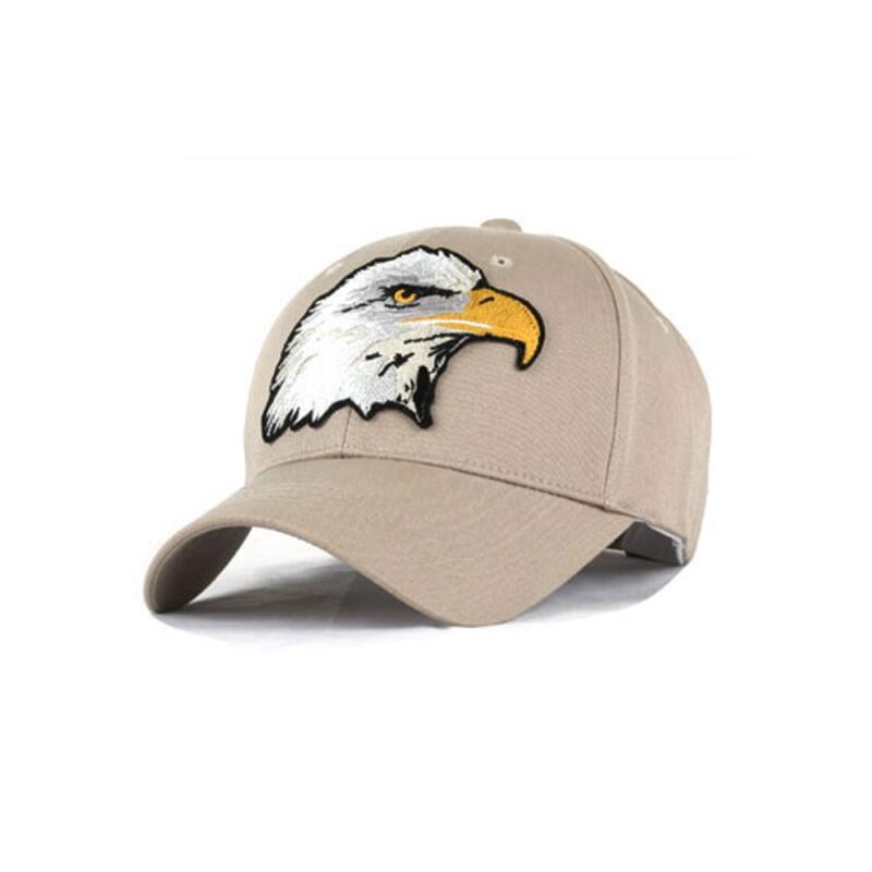 Oversized Basic Eagle Patch Ball Cap Fashion Sports Hat XL