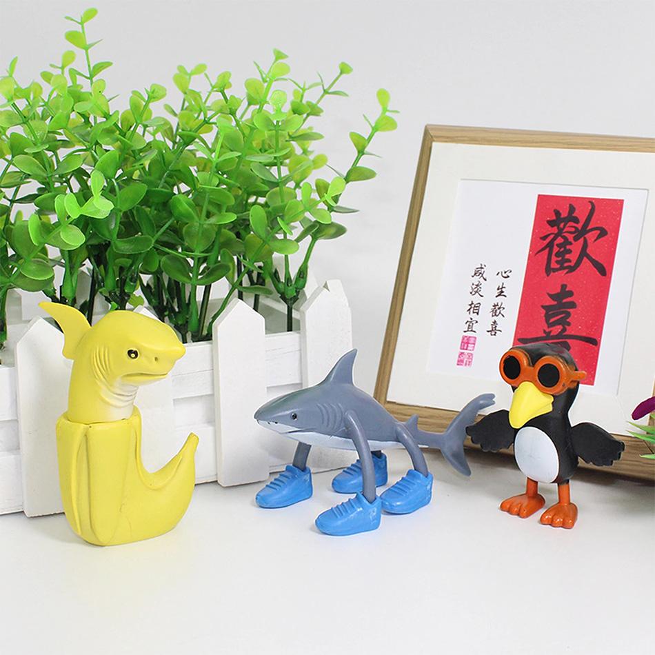 Funny Shark Action Figure - Creative Abstraction Mountain And Sea Classic Tung Toy Blind Box Birthday Gift