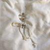 Elegant Keychain with Bowknot Pendant Phone Charm Simple Phone Lanyard Wrist Strap Hanging Keyring for Phone Case Bag