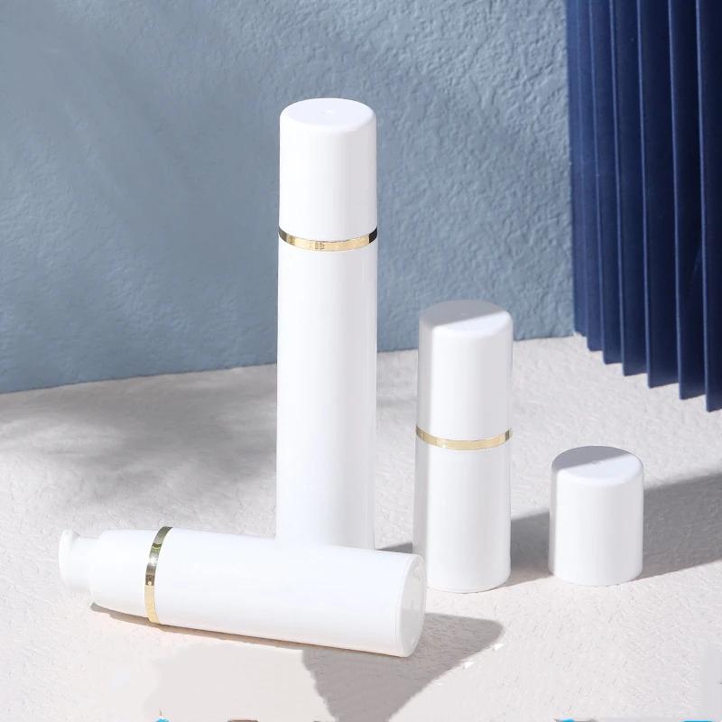 1Pcs Vacuum Packaging Lotion Bottle 15/30/50Ml Empty Airless Bottles Pump Head Plastic Cosmetic Container Tube Travel Bottles