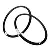 1Pair Headlight Trim Ring 51137300631 Gloss Black Practical Headlight Bezel Trim Ring Replacement for Cooper 5‑Door