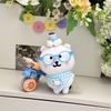 For 13cm Joke Bear Doll Clothes Fashion Clothes Bib Glasses Doll Clothes Color Match Triangular Scarf Dolls Accessories Cute Decoration Little Clothes