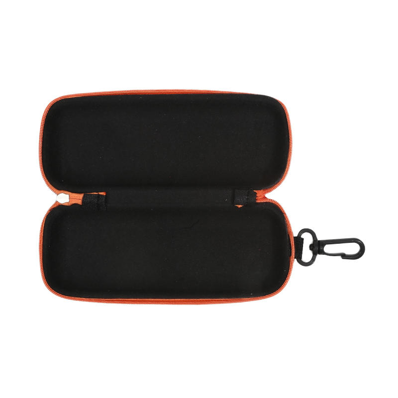 1PC Portable Eyewear Cases Cover Sunglasses Hard Case For Women Men Glasses Box With Lanyard Zipper Eyeglass Cases Protector