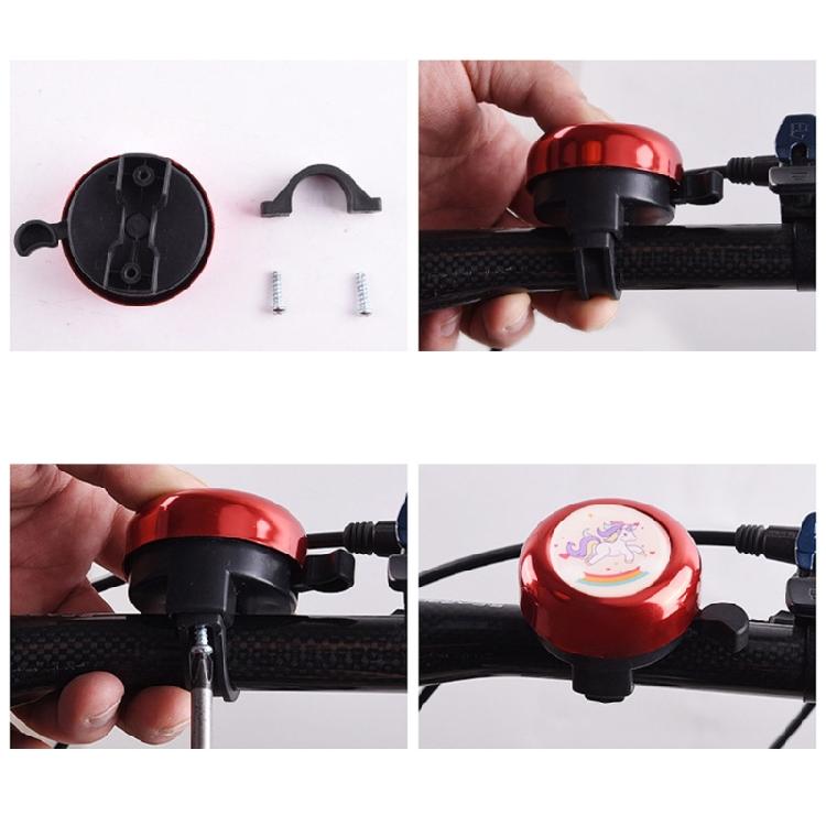 Childrens Bikes Handlebars Bells with Stickers for Road Bikes and Scooter