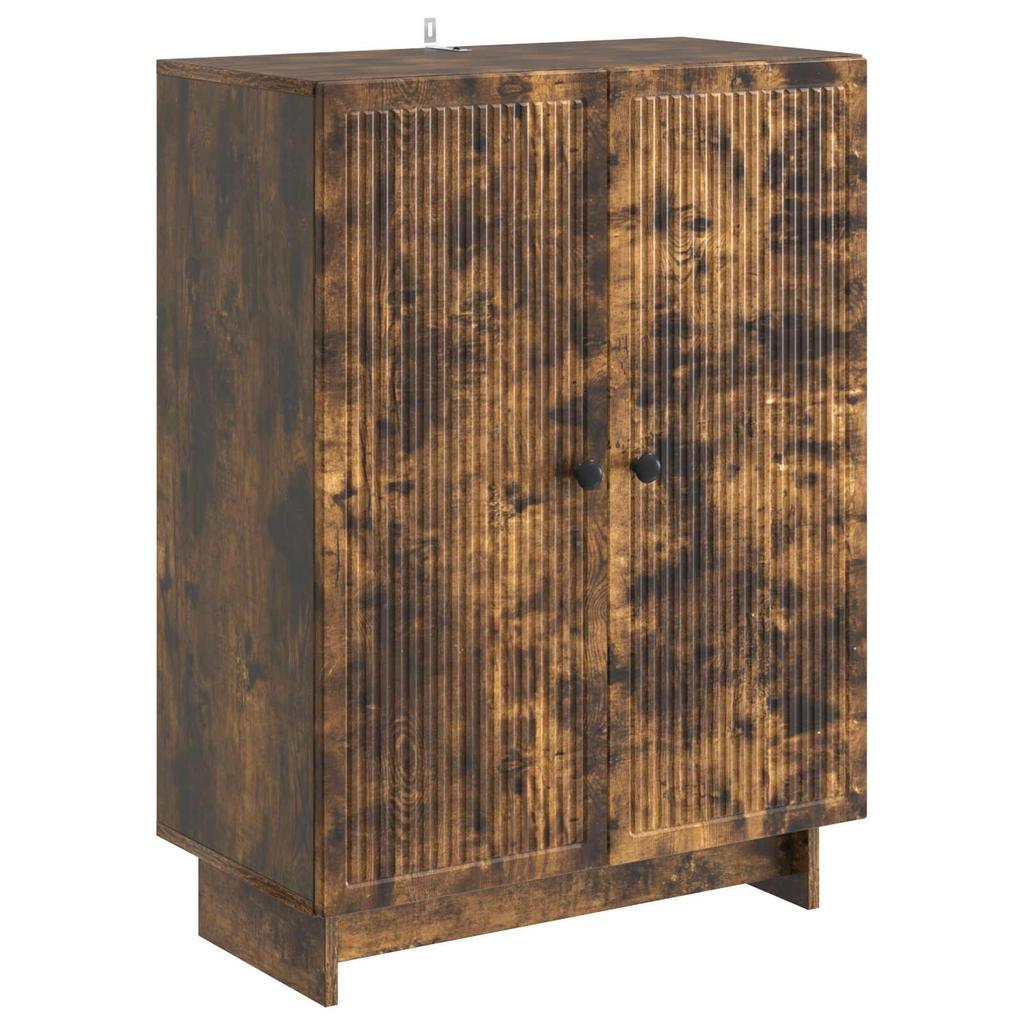 Sideboard Smoked Oak 66 x 34.5 x 90 cm Particleboard