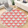 1pc Fox Pattern Chair Carpet for Office Non Slip, Machine Washable Rug for Office, Room Holiday Decor for Christmas, Birthday Polyester