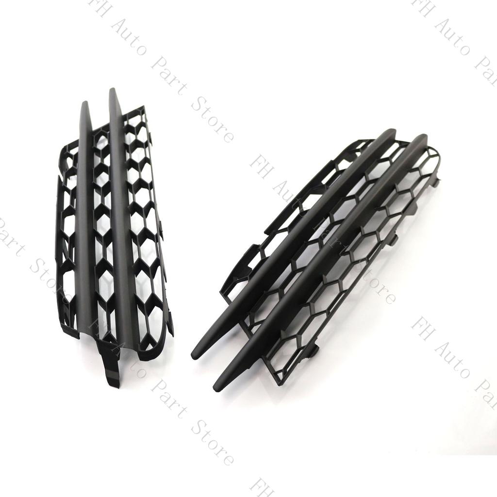 1Pair 1K8853665B 1K8853666B Front Bumper Fog Lamp Light Grille Frame Bezel Cover For VW Scirocco 2009 2010 2011 2012 2013 2014