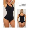 U Neck Sleeveless Tummy Control Full Body Seamless Slim Snap Crotch Shapewear Bodysuit
